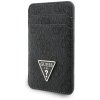 Zestaw portfel + hand strap Guess        triangle MagSafe czarny